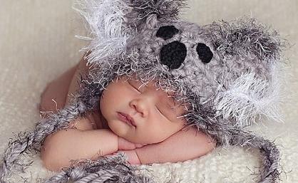 חורף כובע עבור תינוק - פשטות וטבעיות