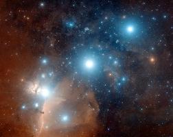 הכוכבים אוריון - השטח היפה ביותר של שמים בחורף הלילה