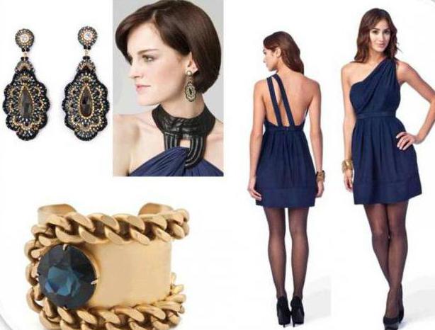 מה תחפש תכשיטים עבור שמלה כחולה?