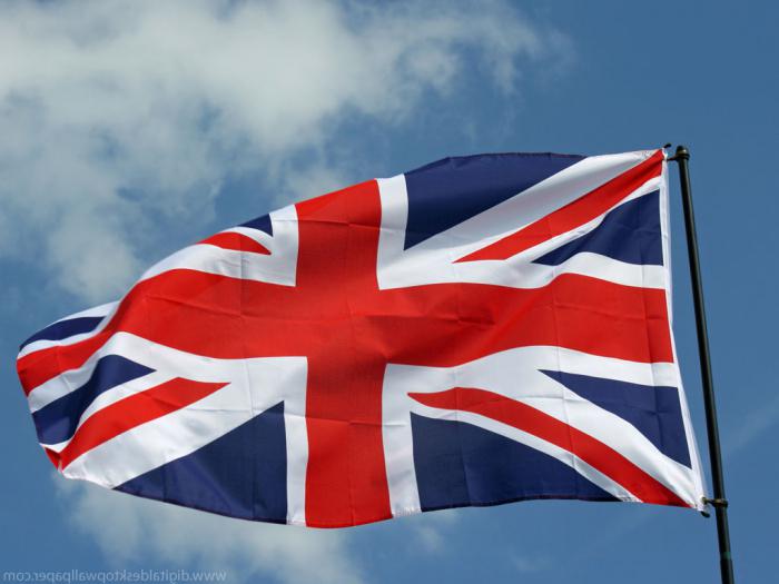 דגל אנגליה הוא חלק מדגל בריטניה